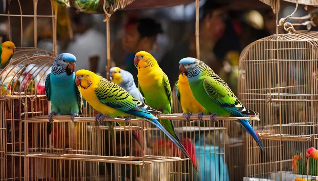 parakeets vendors